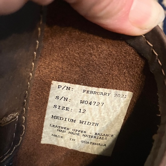 Wolverine  Dark Brown Leather Boots - Picture 11 of 11